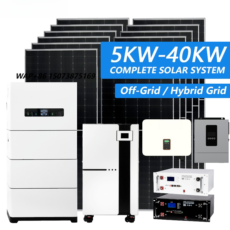 Solar Panel System 10Kw - Complete 20kw Hybrid Off Grid System