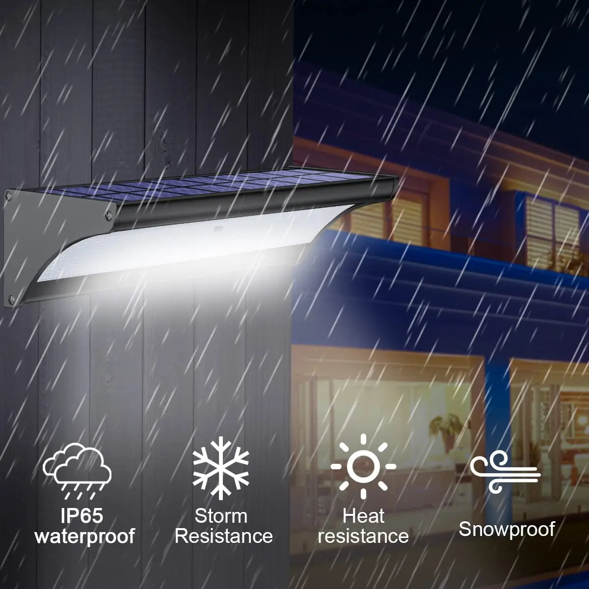 60/48Led Outdoor Solar Wall Li - Waterproof Junction Box Solar review and price