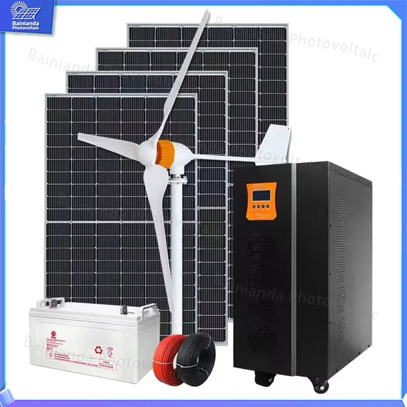 3KW 5KW 8KW Hybrid Wind Solar  - Renewable Energy Kit review and price