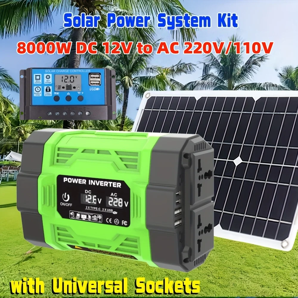 8000W Solar System Kit 12V to  - Renewable Energy Kit review and price