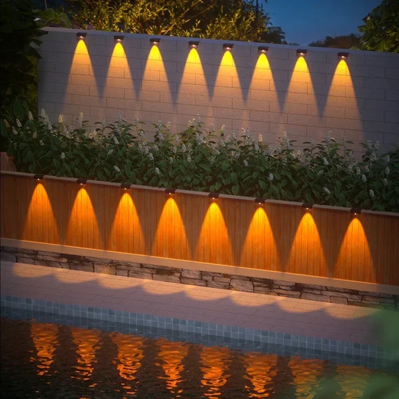 1/2/4PCS  Solar Wall Light Out - Waterproof Junction Box Solar review and price