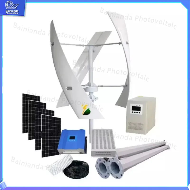 3KW 5KW 10KW Hybrid Wind Solar - Renewable Energy Kit review and price