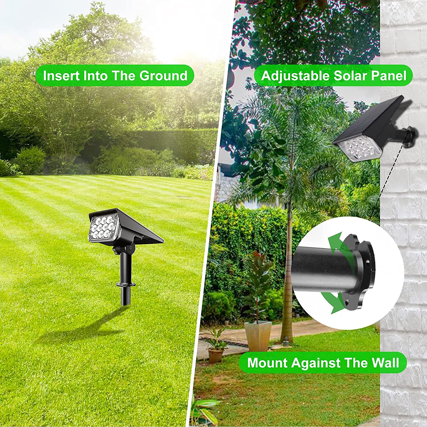 4pcs Solar Spotlight Outdoor G - Waterproof Junction Box Solar review and price
