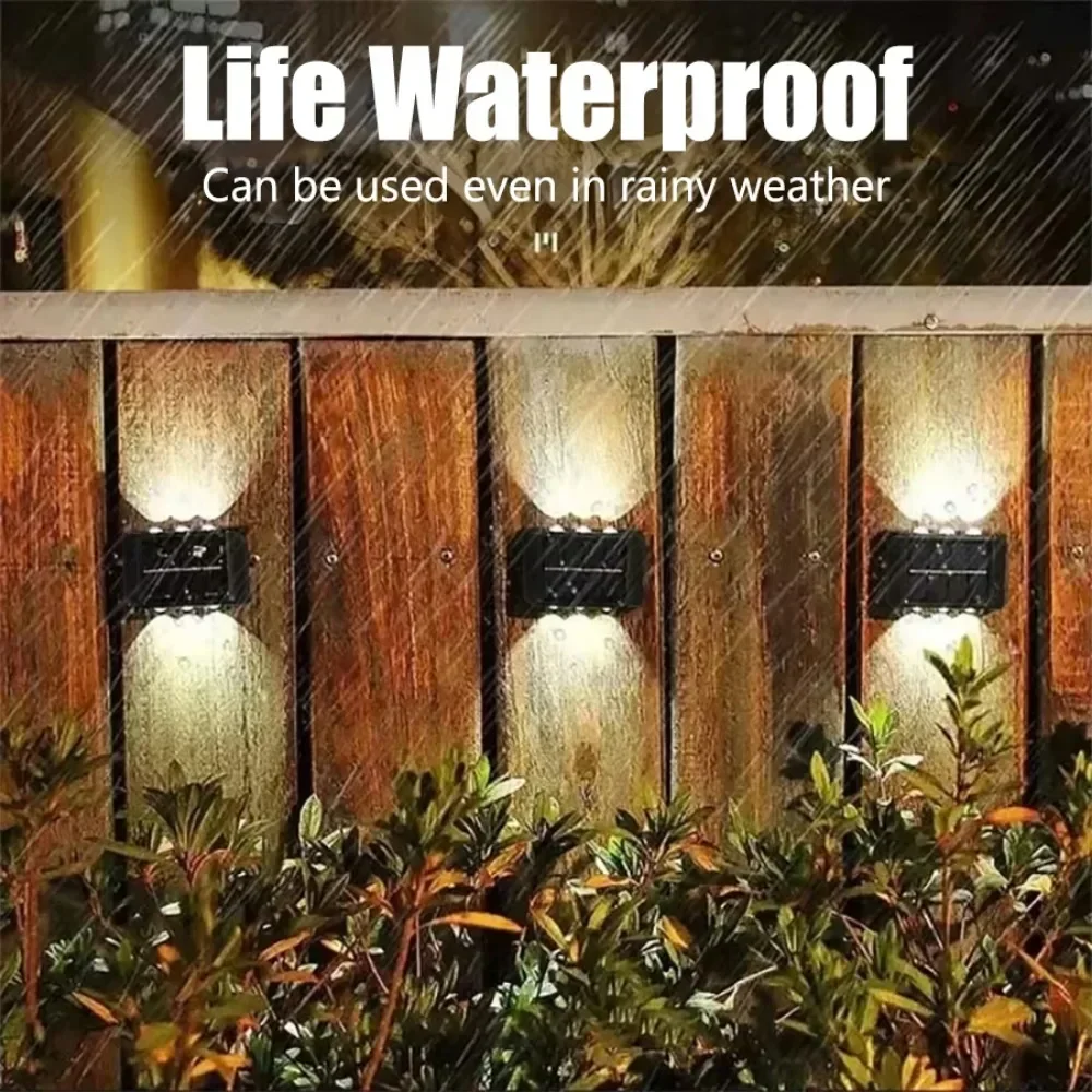 4/6/8 LED Solar Outdoor Light  - Waterproof Junction Box Solar review and price